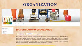 Section PLATFORM ORGANIZATION