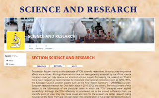 Section SCIENCE AND RESEARCH