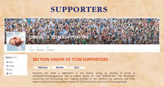 Section UNION OF TCIM SUPPORTERS