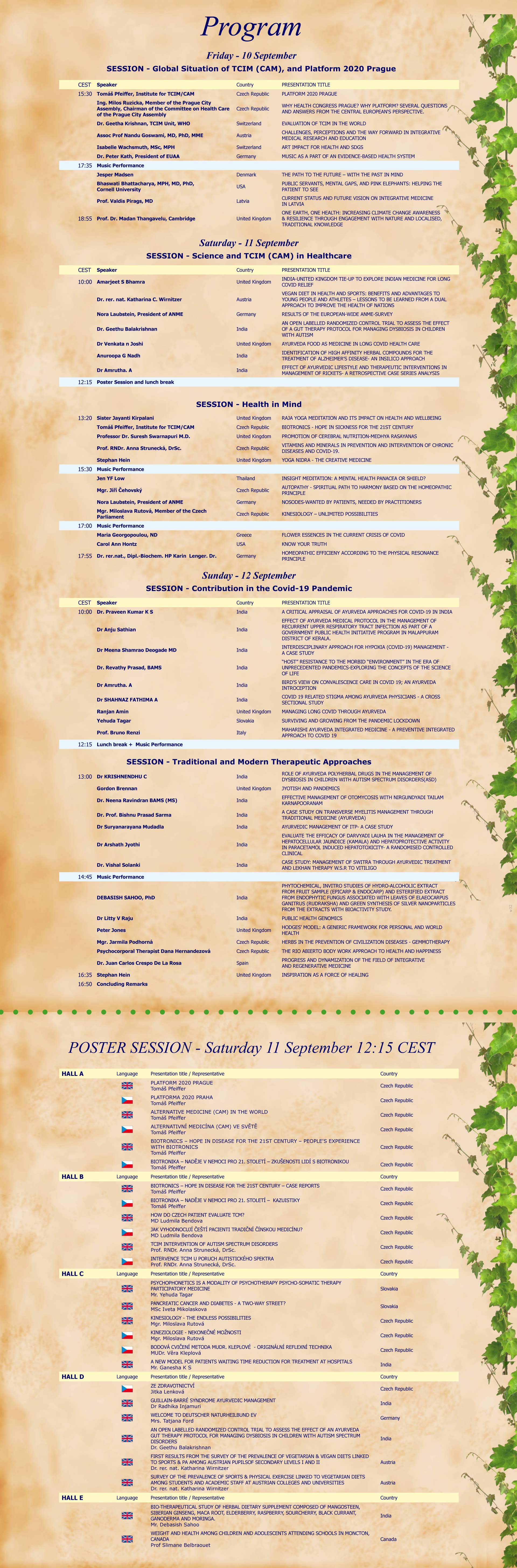 Congress program