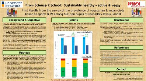 From Science 2 School: Sustainably healthy – active & veggy